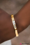 Paparazzi "I Am Enough - Gold" bracelet Paparazzi Jewelry
