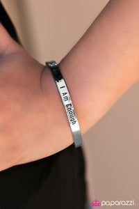 Paparazzi "I Am Enough - Silver" bracelet Paparazzi Jewelry