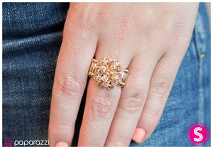 Paparazzi "I Am Unstoppable" Gold Ring Paparazzi Jewelry