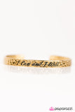 Paparazzi "I Can And I Will - Gold" bracelet Paparazzi Jewelry