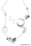 Paparazzi "I Cannot Deny" White Necklace & Earring Set Paparazzi Jewelry