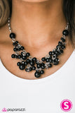 Paparazzi "I Can SEA Clearly Now" Black Necklace & Earring Set Paparazzi Jewelry