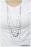 Paparazzi "I Can See Your Halo - Brown" necklace Paparazzi Jewelry