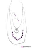 Paparazzi "I Can See Your Halo - Purple" necklace Paparazzi Jewelry