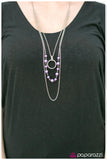 Paparazzi "I Can See Your Halo - Purple" necklace Paparazzi Jewelry