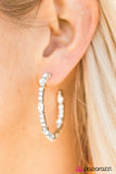 Paparazzi "Icebreaker" White Earrings Paparazzi Jewelry