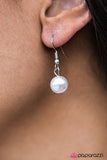 Paparazzi "Ice Crystals" White Necklace & Earring Set Paparazzi Jewelry