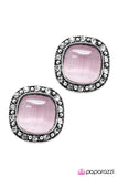 Paparazzi "Ice Palace - Purple" earring Paparazzi Jewelry