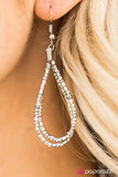 Paparazzi "Ice Storm" Silver 078XX Necklace & Earring Set Paparazzi Jewelry