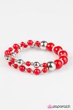 Paparazzi "I Could Have Danced All Night" Red Bracelet Paparazzi Jewelry