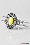 Paparazzi "Icy Icing" Yellow Bracelet Paparazzi Jewelry