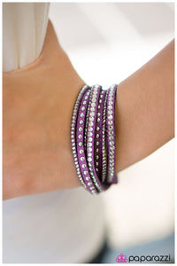 Paparazzi "I Dont Mean To Brag - Purple" bracelet Paparazzi Jewelry