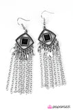 Paparazzi "I Dream Of Deserts - Black" earring Paparazzi Jewelry