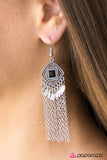 Paparazzi "I Dream Of Deserts - Black" earring Paparazzi Jewelry