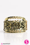 Paparazzi "I Feel REFINED - Brass" ring Paparazzi Jewelry