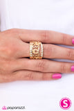 Paparazzi "I Feel REFINED - Gold" ring Paparazzi Jewelry