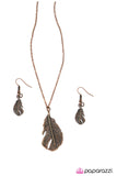 Paparazzi "If I Had Wings- Copper" necklace Paparazzi Jewelry