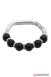 Paparazzi "If I Were A Rich Girl - Black" bracelet Paparazzi Jewelry