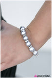 Paparazzi "If I Were A Rich Girl - Silver" bracelet Paparazzi Jewelry