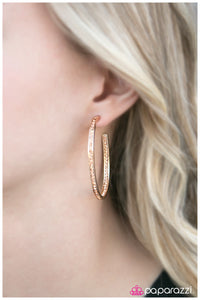 Paparazzi "If Looks Could Kill... - Gold" earring Paparazzi Jewelry