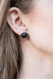 Paparazzi "If The Boot Fits - Black" earring Paparazzi Jewelry