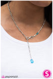 Paparazzi "If Tomorrow Never Comes - Blue" necklace Paparazzi Jewelry