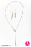 Paparazzi "If Tomorrow Never Comes - Gold" necklace Paparazzi Jewelry