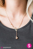Paparazzi "If Tomorrow Never Comes - Gold" necklace Paparazzi Jewelry