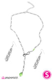 Paparazzi "If Tomorrow Never Comes - Green" necklace Paparazzi Jewelry