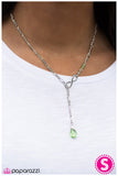 Paparazzi "If Tomorrow Never Comes - Green" necklace Paparazzi Jewelry