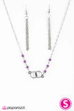 Paparazzi "If You Cant BEAD Them, Join Them - Purple" necklace Paparazzi Jewelry