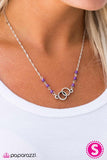 Paparazzi "If You Cant BEAD Them, Join Them - Purple" necklace Paparazzi Jewelry