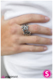 Paparazzi "If You LEAF - Silver" ring Paparazzi Jewelry