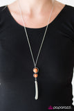 Paparazzi "I Know It ZEN I See It - Orange" necklace Paparazzi Jewelry
