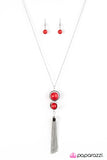 Paparazzi "I Know It ZEN I See It - Red" necklace Paparazzi Jewelry