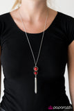 Paparazzi "I Know It ZEN I See It - Red" necklace Paparazzi Jewelry
