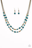Paparazzi "Ill Always BEAD There - Blue" necklace Paparazzi Jewelry