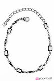 Paparazzi "Ill Be SQUARE - Black" bracelet Paparazzi Jewelry