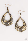 Paparazzi "Ill Be VINE - Brass" earring Paparazzi Jewelry