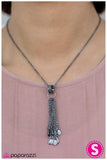 Paparazzi "Ill Cry If I Want To! - Black" necklace Paparazzi Jewelry