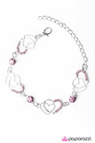 Paparazzi "I Loved Her First" Pink Bracelet Paparazzi Jewelry