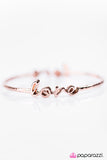 Paparazzi "I Love It - Copper" bracelet Paparazzi Jewelry