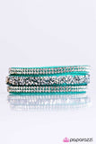 Paparazzi "I Love Rock N Roll - Green" bracelet Paparazzi Jewelry