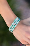 Paparazzi "I Love Rock N Roll - Green" bracelet Paparazzi Jewelry