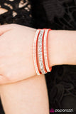 Paparazzi "I Love Rock N Roll - Orange" bracelet Paparazzi Jewelry