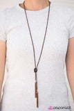 Paparazzi "I Love You KNOT" Copper Necklace & Earring Set Paparazzi Jewelry