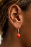 Paparazzi "Fruity Fashion" Orange Necklace & Earring Set Paparazzi Jewelry