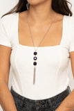 Paparazzi "GLOW Me The Money!" Purple Necklace & Earring Set Paparazzi Jewelry