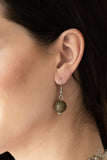 Paparazzi "Gorgeously Globetrotter" Green Necklace & Earring Set Paparazzi Jewelry