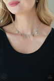 Paparazzi "Love Conquers All" Silver Choker Necklace & Earring Set Paparazzi Jewelry